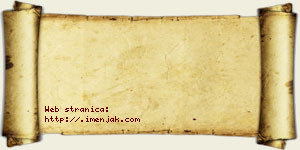 Anđa Perković vizit kartica